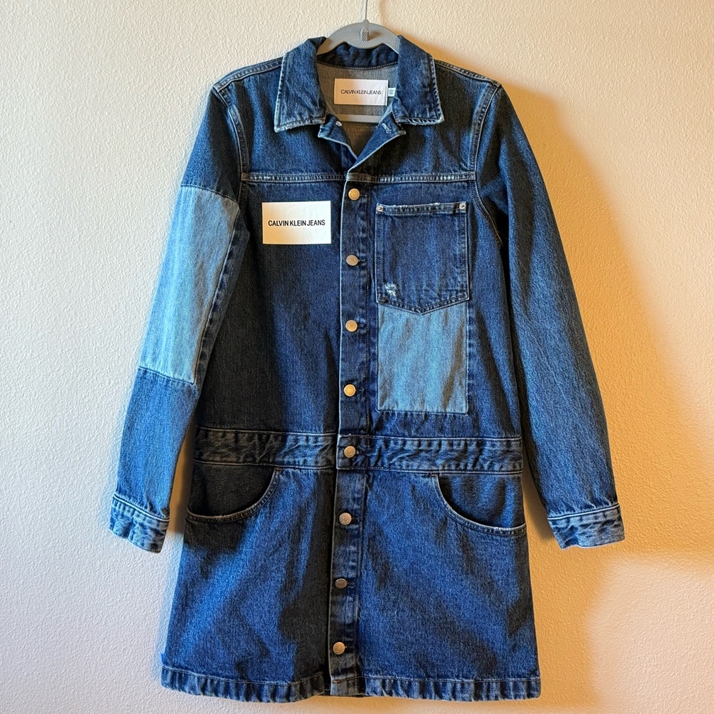 Calvin Klein Jeans Blue Patchwork Jacket - image 3
